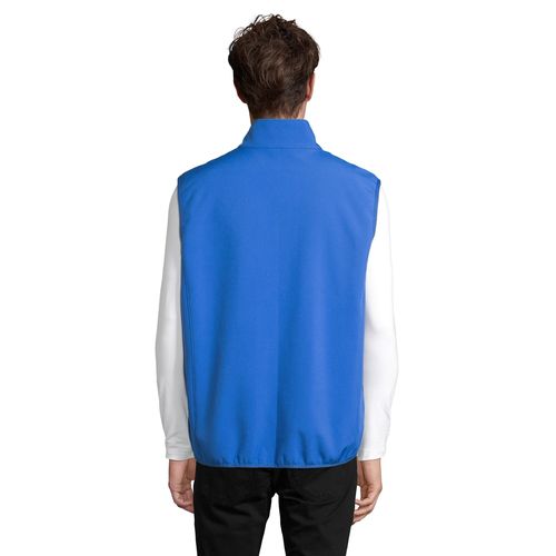 VESTE HOMME ZIPPÉE SOFTSHELL SANS MANCHE SOL'S FALCON BW MEN