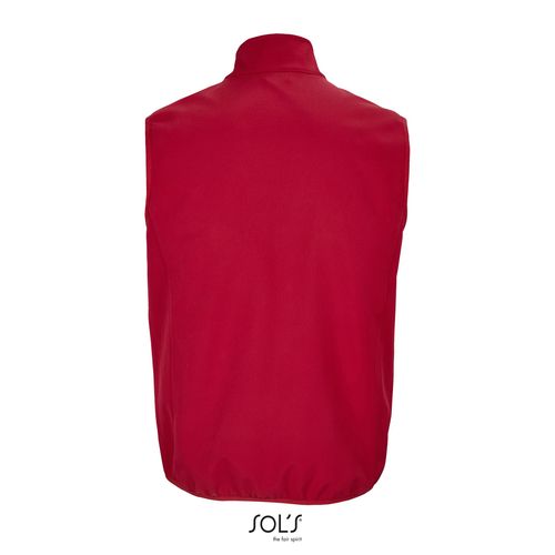 VESTE HOMME ZIPPÉE SOFTSHELL SANS MANCHE SOL'S FALCON BW MEN