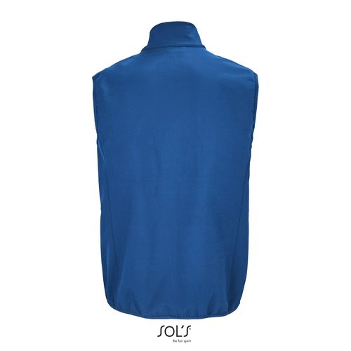 VESTE HOMME ZIPPÉE SOFTSHELL SANS MANCHE SOL'S FALCON BW MEN