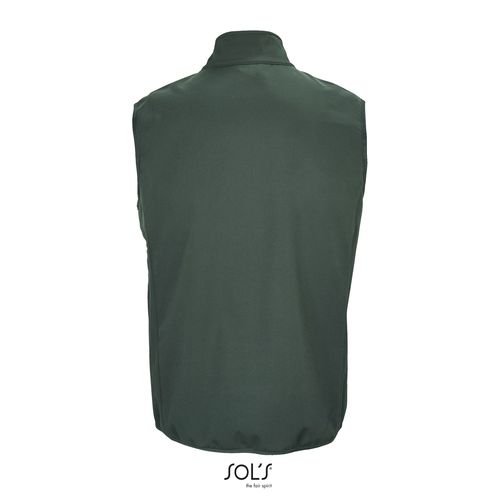 VESTE HOMME ZIPPÉE SOFTSHELL SANS MANCHE SOL'S FALCON BW MEN