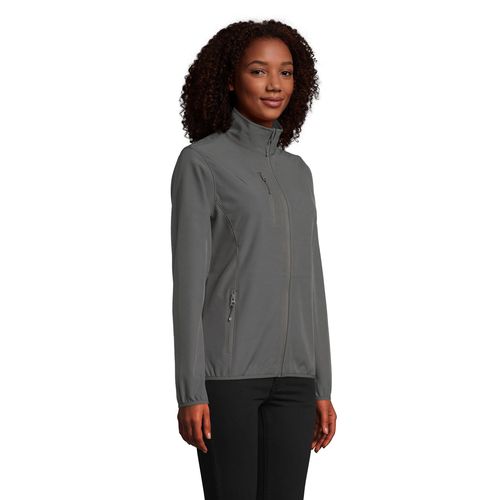 antracita CHAQUETA SOFTSHELL CON CREMALLERA PARA MUJER SOL'S FALCON WOMEN