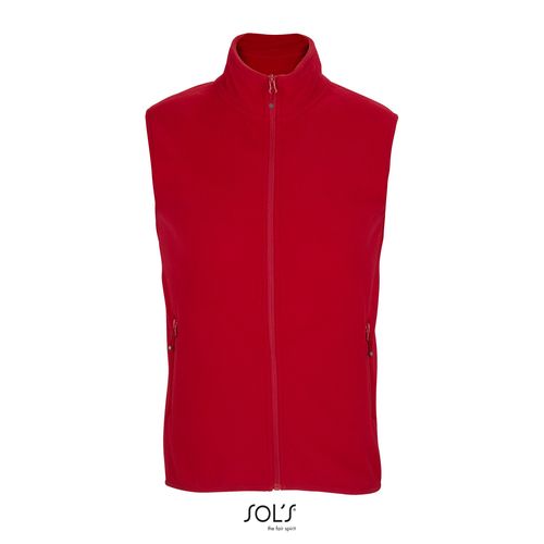 VESTE MICROPOLAIRE ZIPPÉE SANS MANCHE UNISEXE SOL'S FACTOR BW
