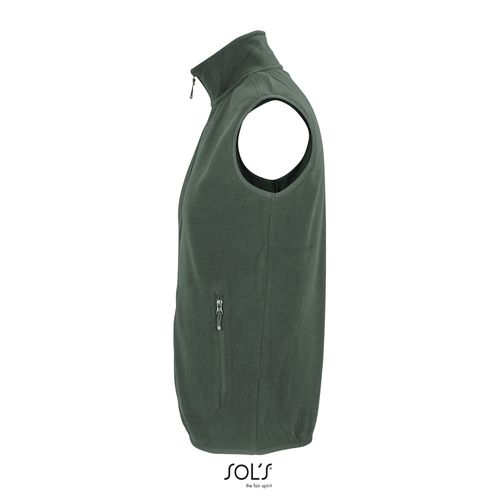 VESTE MICROPOLAIRE ZIPPÉE SANS MANCHE UNISEXE SOL'S FACTOR BW