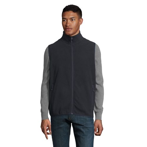 VESTE MICROPOLAIRE ZIPPÉE SANS MANCHE UNISEXE SOL'S FACTOR BW
