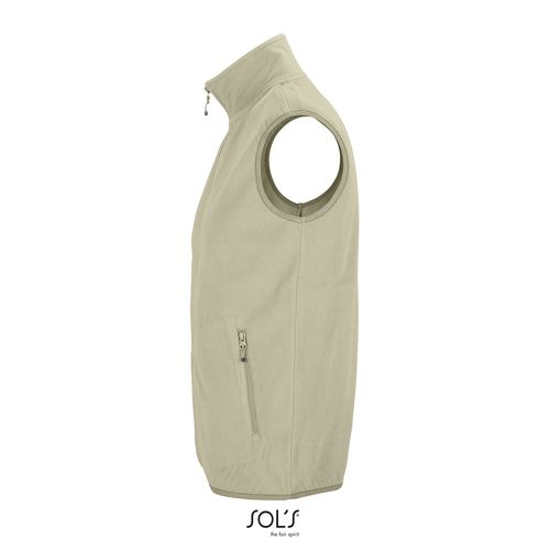 VESTE MICROPOLAIRE ZIPPÉE SANS MANCHE UNISEXE SOL'S FACTOR BW
