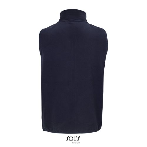 VESTE MICROPOLAIRE ZIPPÉE SANS MANCHE UNISEXE SOL'S FACTOR BW