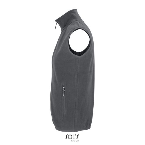 VESTE MICROPOLAIRE ZIPPÉE SANS MANCHE UNISEXE SOL'S FACTOR BW