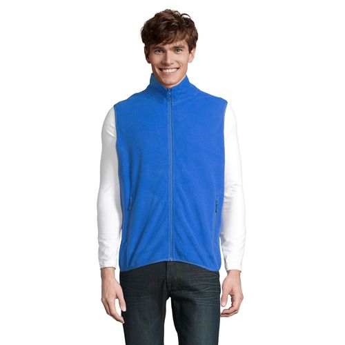 VESTE MICROPOLAIRE ZIPPÉE SANS MANCHE UNISEXE SOL'S FACTOR BW
