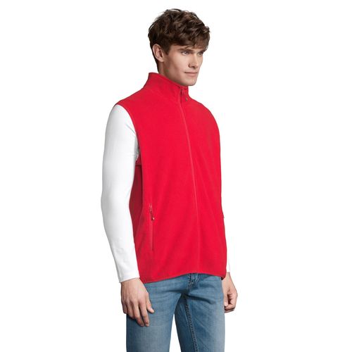 VESTE MICROPOLAIRE ZIPPÉE SANS MANCHE UNISEXE SOL'S FACTOR BW