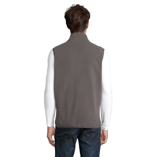 VESTE MICROPOLAIRE ZIPPÉE SANS MANCHE UNISEXE SOL'S FACTOR BW