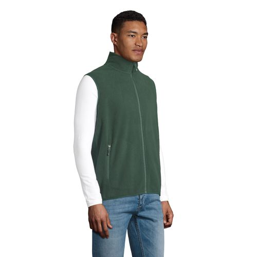 verde bosque CHALECO DE MICROFIBRA UNISEX CON CREMALLERA SOL'S FACTOR BW