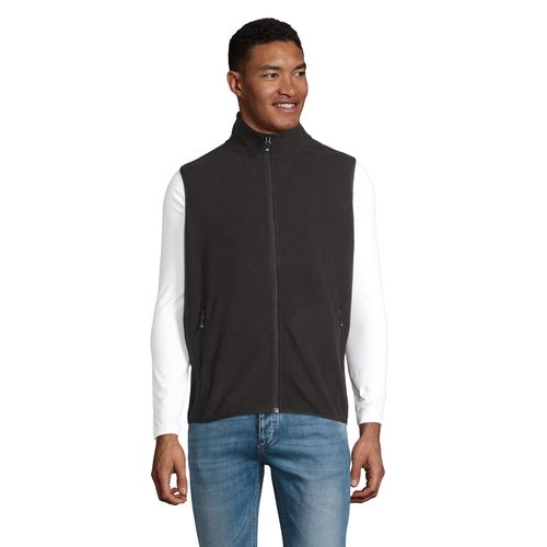 VESTE MICROPOLAIRE ZIPPÉE SANS MANCHE UNISEXE SOL'S FACTOR BW