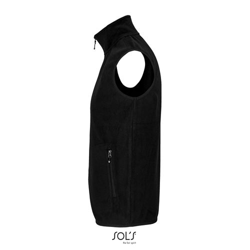 VESTE MICROPOLAIRE ZIPPÉE SANS MANCHE UNISEXE SOL'S FACTOR BW