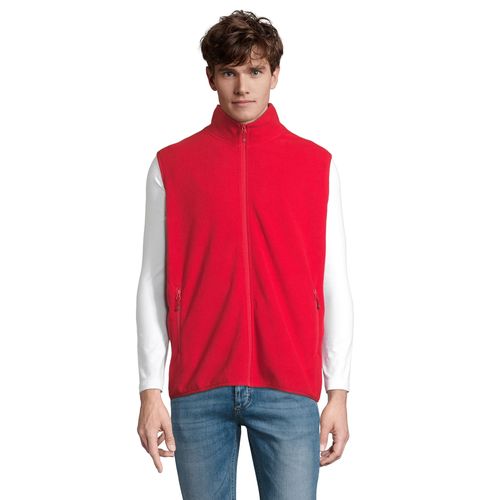 VESTE MICROPOLAIRE ZIPPÉE SANS MANCHE UNISEXE SOL'S FACTOR BW