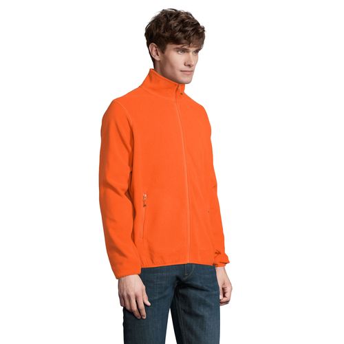 orange CHAQUETA CON CREMALLERA DE MICROFIBRA PARA HOMBRE SOL'S FACTOR MEN