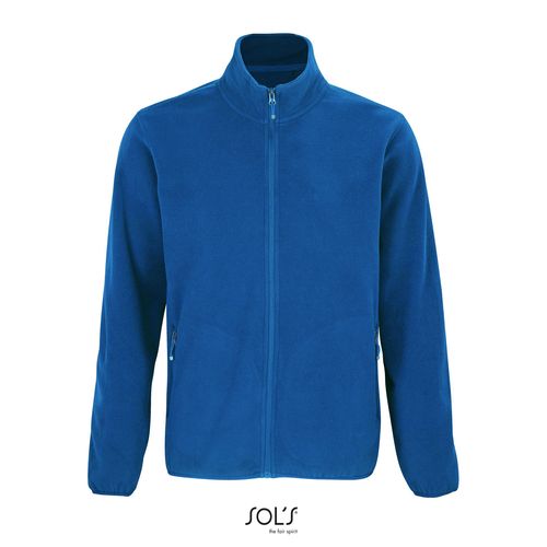 azulón CHAQUETA CON CREMALLERA DE MICROFIBRA PARA HOMBRE SOL'S FACTOR MEN