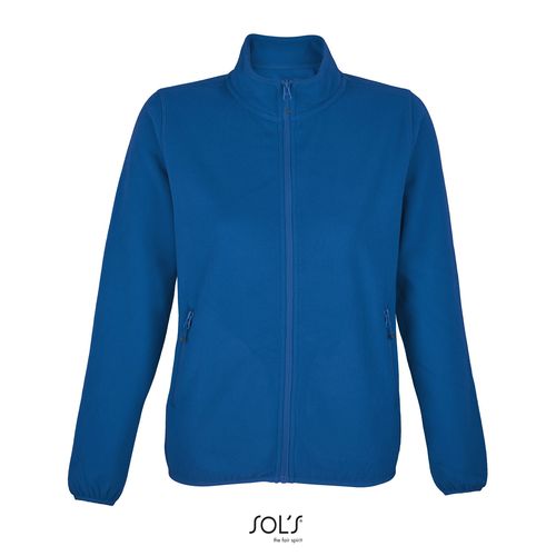 azulón CHAQUETA CON CREMALLERA DE MICROFIBRA PARA MUJER SOL'S FACTOR WOMEN