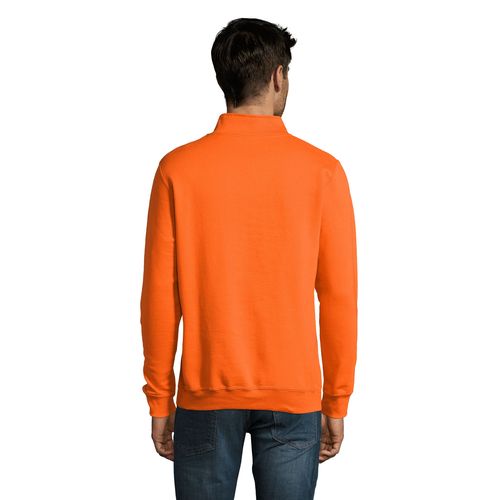 orange SUDADERA CON CUELLO Y CREMALLERA PARA HOMBRE SOL'S STAN