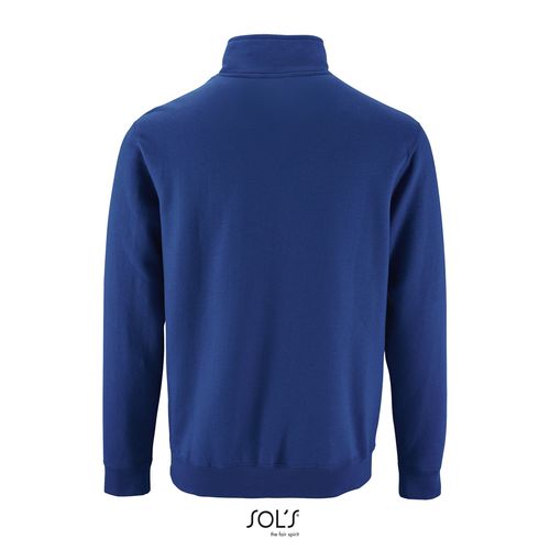 azulón SUDADERA CON CUELLO Y CREMALLERA PARA HOMBRE SOL'S STAN