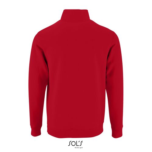 red SUDADERA CON CUELLO Y CREMALLERA PARA HOMBRE SOL'S STAN