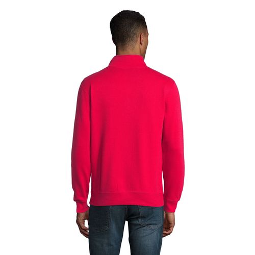 red SUDADERA CON CUELLO Y CREMALLERA PARA HOMBRE SOL'S STAN