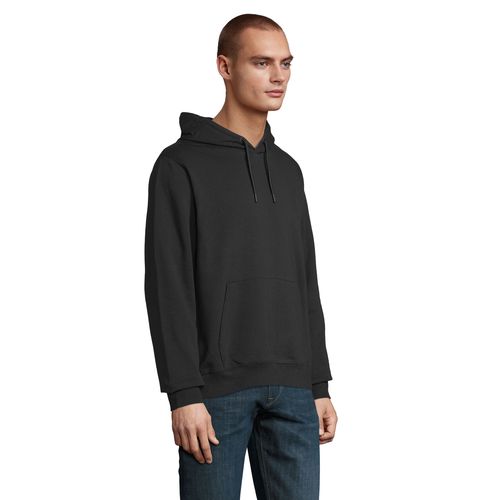negro produndo SUDADERA FRENCH TERRY CON CAPUCHA PARA HOMBRE NEOBLU NICHOLAS MEN