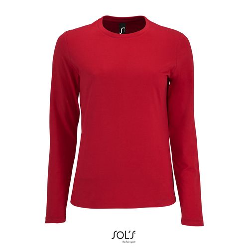 red CAMISETA DE MANGA LARGA PARA MUJER SOL'S Imperial LSL WOMEN