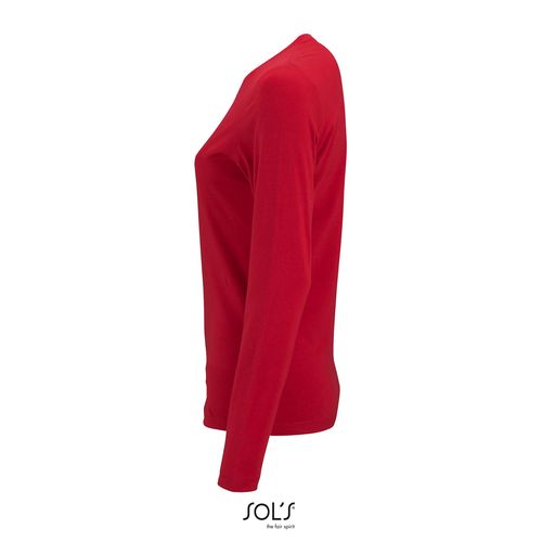 red CAMISETA DE MANGA LARGA PARA MUJER SOL'S Imperial LSL WOMEN