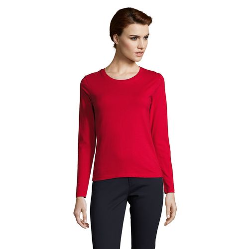 red CAMISETA DE MANGA LARGA PARA MUJER SOL'S Imperial LSL WOMEN