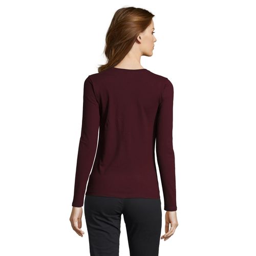 borgoña oscuro CAMISETA DE MANGA LARGA PARA MUJER SOL'S Imperial LSL WOMEN