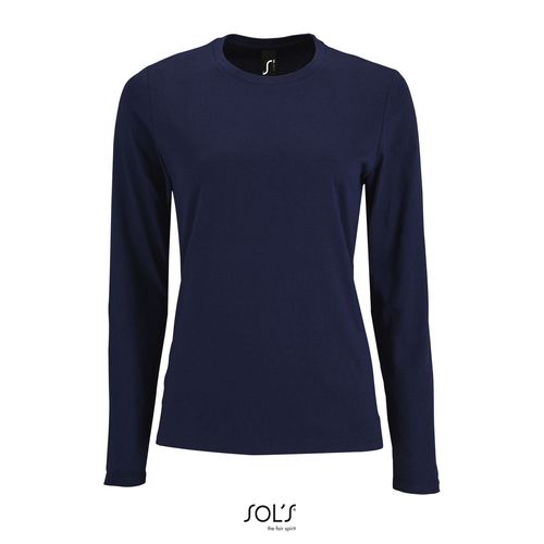 marina francesa CAMISETA DE MANGA LARGA PARA MUJER SOL'S Imperial LSL WOMEN