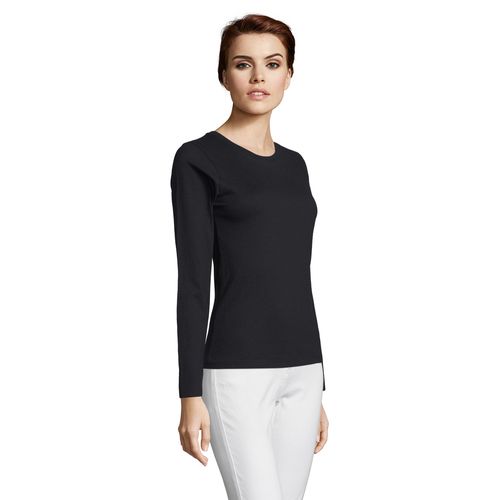 negro produndo CAMISETA DE MANGA LARGA PARA MUJER SOL'S Imperial LSL WOMEN