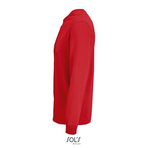 rojo vivo CAMISETA UNISEX DE MANGA LARGA SOL'S PIONEER LSL