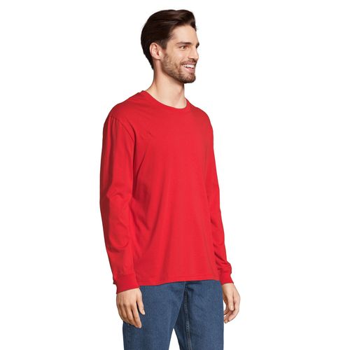 rojo vivo CAMISETA UNISEX DE MANGA LARGA SOL'S PIONEER LSL