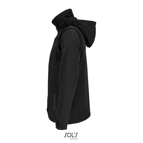 SOFTSHELL CAPUCHE ET MANCHES AMOVIBLES SOL'S FALCON 3IN1