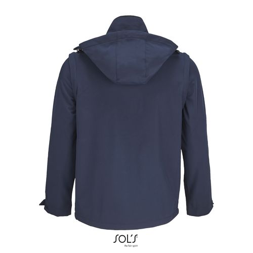 SOFTSHELL CAPUCHE ET MANCHES AMOVIBLES SOL'S FALCON 3IN1