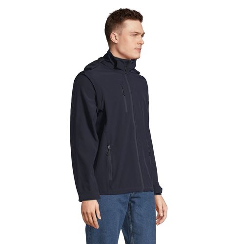 SOFTSHELL CAPUCHE ET MANCHES AMOVIBLES SOL'S FALCON 3IN1