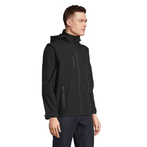 SOFTSHELL CAPUCHE ET MANCHES AMOVIBLES SOL'S FALCON 3IN1