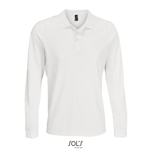 POLO UNISEXE MANCHES LONGUES&nbsp;POLYCOTON SOL'S PRIME LSL