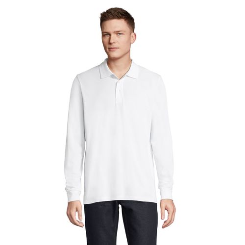 POLO UNISEXE MANCHES LONGUES&nbsp;POLYCOTON SOL'S PRIME LSL