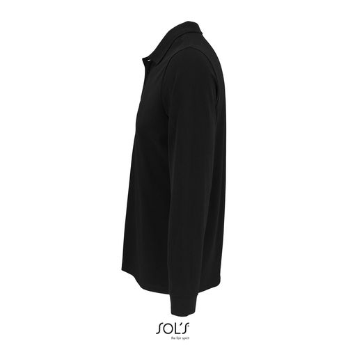 POLO UNISEXE MANCHES LONGUES&nbsp;POLYCOTON SOL'S PRIME LSL