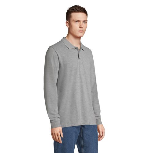 POLO UNISEXE MANCHES LONGUES&nbsp;POLYCOTON SOL'S PRIME LSL