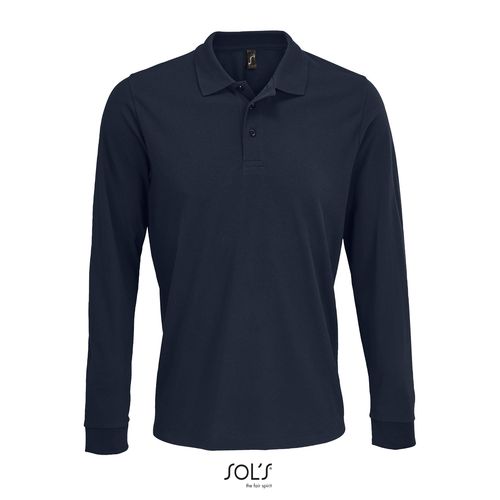POLO UNISEXE MANCHES LONGUES&nbsp;POLYCOTON SOL'S PRIME LSL