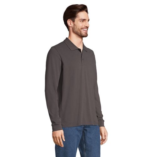 POLO UNISEXE MANCHES LONGUES&nbsp;POLYCOTON SOL'S PRIME LSL