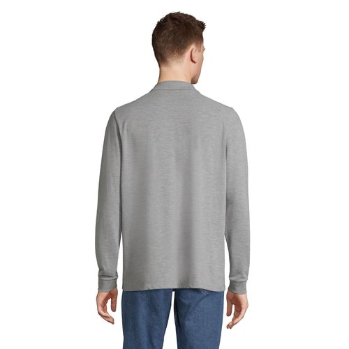 POLO UNISEXE MANCHES LONGUES&nbsp;POLYCOTON SOL'S PRIME LSL