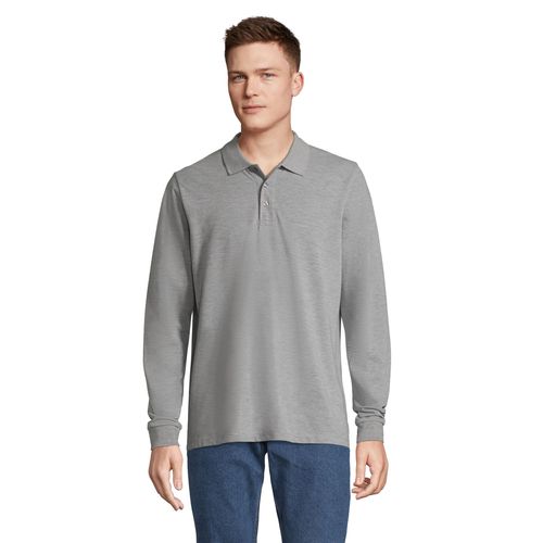 POLO UNISEXE MANCHES LONGUES&nbsp;POLYCOTON SOL'S PRIME LSL