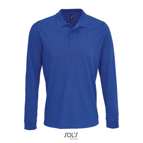 POLO UNISEXE MANCHES LONGUES&nbsp;POLYCOTON SOL'S PRIME LSL
