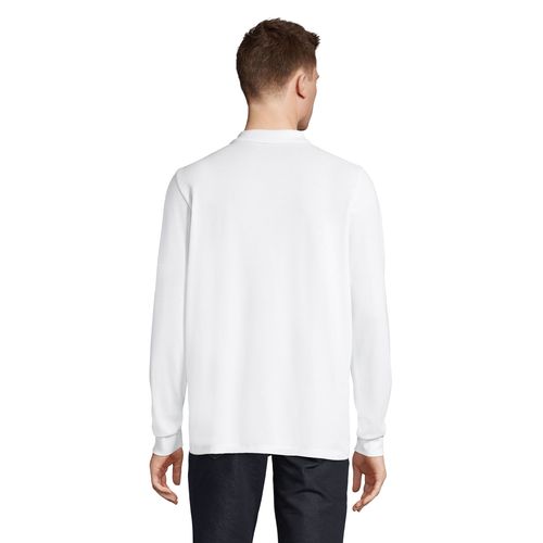 POLO UNISEXE MANCHES LONGUES&nbsp;POLYCOTON SOL'S PRIME LSL