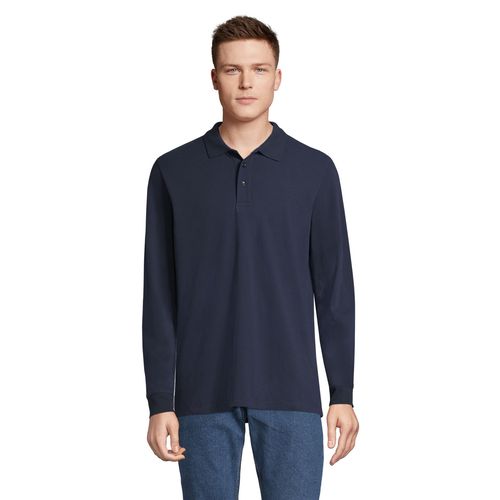 POLO UNISEXE MANCHES LONGUES&nbsp;POLYCOTON SOL'S PRIME LSL