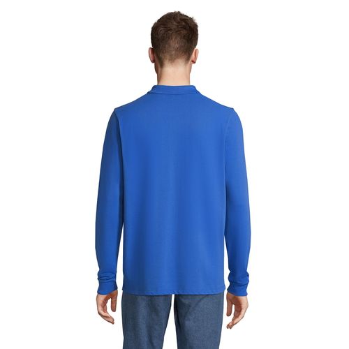azulón POLO UNISEX MANGA LARGA DE POLIALGODÓN SOL'S PRIME LSL
